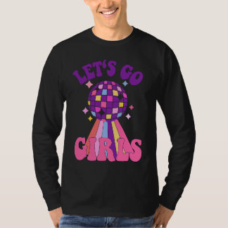 行こうガールズ ブライズメイド ディスコ バチェロレッテパーティー Tシャツ