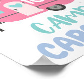 行こうグランプキャンプ名ガーリー誕生日会 ポスター (角)