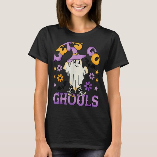 行こうグールズグルービーハロウィーン Tシャツ (正面)