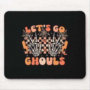 行こうグールハロウィンスケルトン衣装レトロG マウスパッド