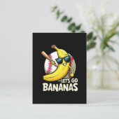 行こうバナナズバナナラバーおもしろいバー ポストカード (スタンド正面)