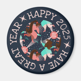 行こうパーティー!年賀磁石 マグネット