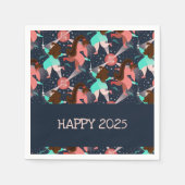 行こうパーティー!新年 スタンダードカクテルナプキン (正面)