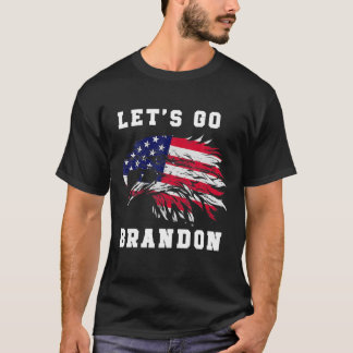 行こうブランドンおもしろいアンチジョーバイデン氏政治手 Tシャツ
