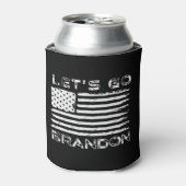 行こうブランドンアンチジョーバイデン氏チャント旗缶 缶クーラー (缶正面)