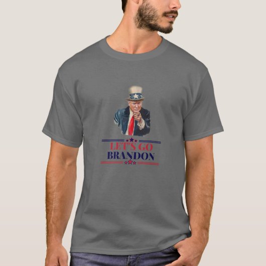 行こうブランドン – Trump America Tシャツ (正面)