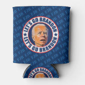 行こうブランドンFJBおもしろいアンチジョーバイデン氏 缶クーラー (正面)