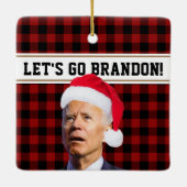 行こうブランドンFJBクリスマスハッピーイースター セラミックオーナメント (裏面)