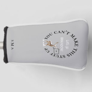 行こうブランドンLOL鹿おもしろいモンゴラムパター ゴルフヘッドカバー