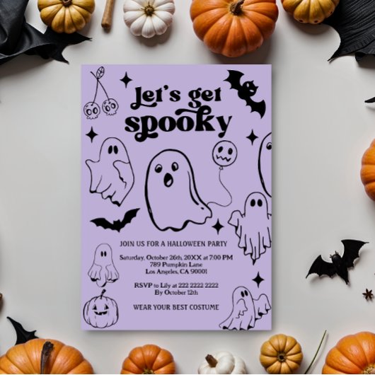 行こう不気味ハローウィンパーティ 招待状