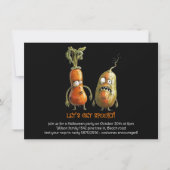 行こう不気味!ブラックハロウィーン 招待状 (正面)