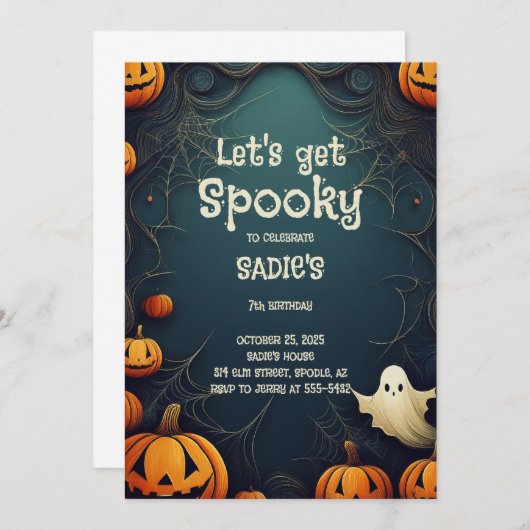 行こう不気味 招待状 (正面/裏面)