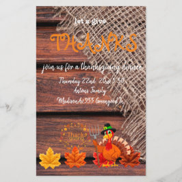 行こう与え感謝してい! チラシ