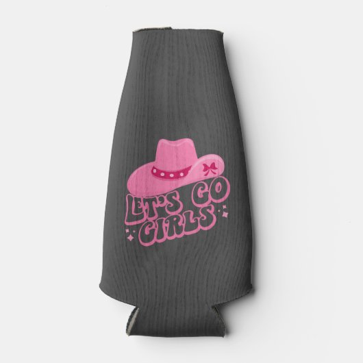 行こう女の子、女の子の旅、レトログラフィック ボトルクーラー (正面)