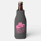 行こう女の子、女の子の旅、レトログラフィック ボトルクーラー (ボトル正面)