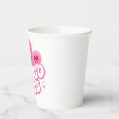 行こう女の子、女の子の旅、レトログラフィック 紙コップ (左)