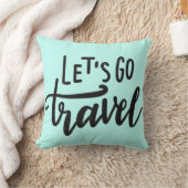 行こう旅行 クッション (ブランケット)