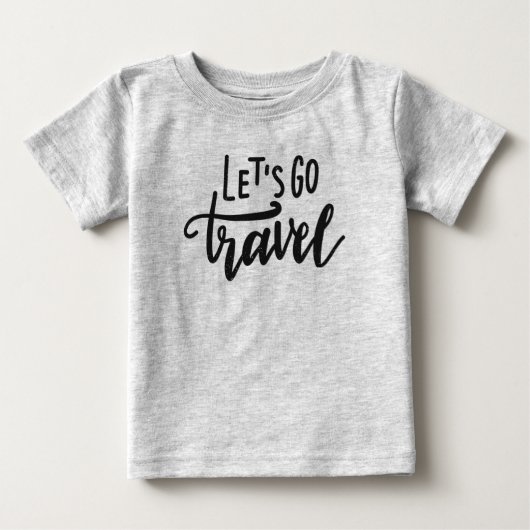 行こう旅行 ベビーTシャツ (正面)
