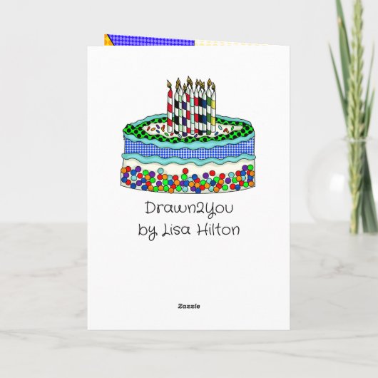 行こう焼いた |アーポップ・アートのトスタイル誕生日 シーズンカード (裏面)