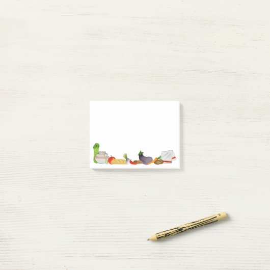 行こう食べ!! ポストイット (デスク上)