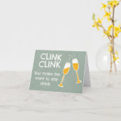 行こう飲 カード (黄色い花)