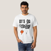 行こう魚釣り! Tシャツ (正面フル)