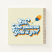 行こう、あなたのいくところ！風船の名言 ノートブック (裏面)