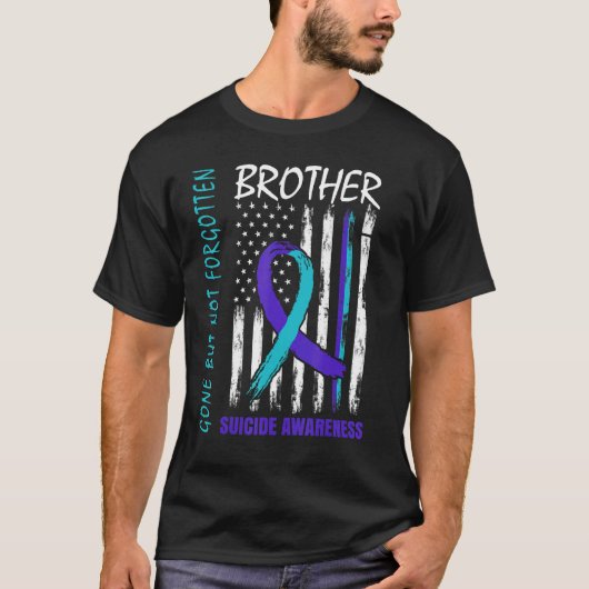 行ったが兄弟自殺忘れ認識度F Tシャツ (正面)
