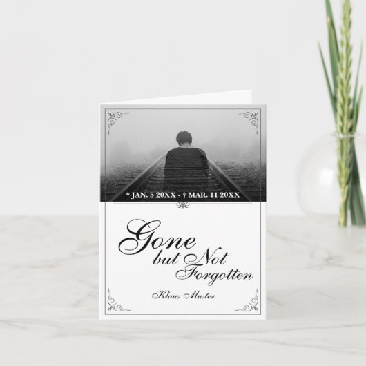 行ったが忘れない-クラシック カード (正面)