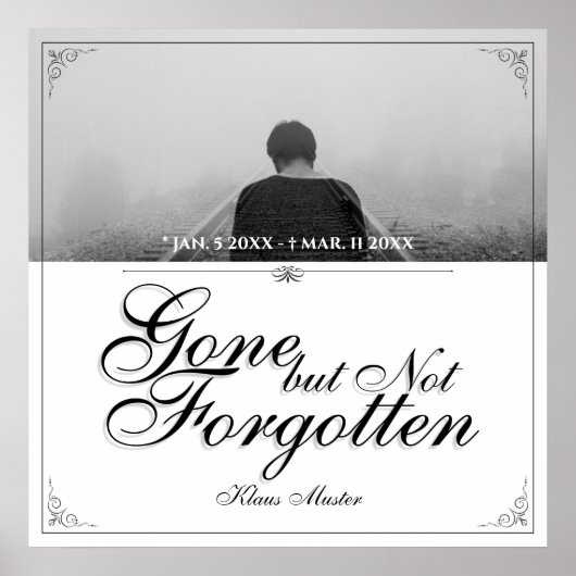 行ったが忘れない-クラシック ポスター (正面)