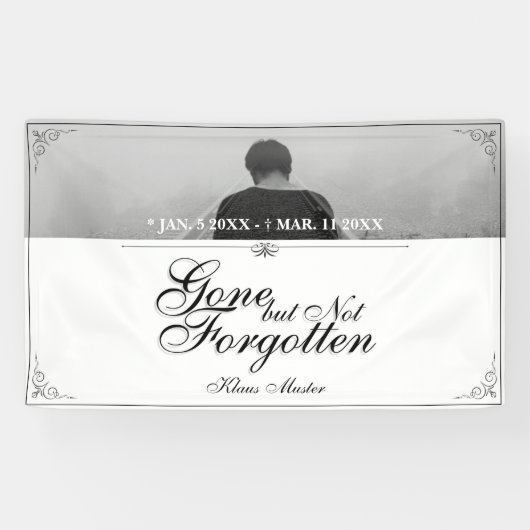 行ったが忘れない-クラシック 横断幕 (横)