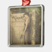 行ったが忘れない(ジョン・ウィリアム・ウォーターハウス) メタルオーナメント (左)