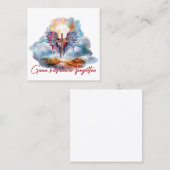 行ったが行かない忘れこと スクエア名刺 (正面/裏面)