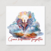 行ったが行かない忘れこと スクエア名刺 (正面)