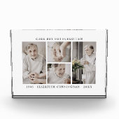 行ったが記念忘れ的なシンプル4コラージュ フォトブロック (正面)