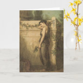 行ったが、忘れられなかった挨拶状 カード (黄色い花)