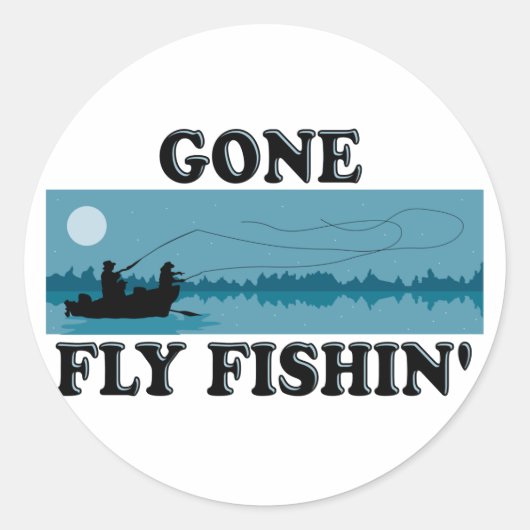 行ったはえFishin ラウンドシール (正面)