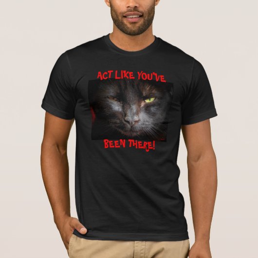 行ったような行動を取る Tシャツ (正面)