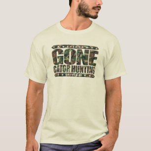 行ったわに狩り-私は巧みなわにハンターです Tシャツ