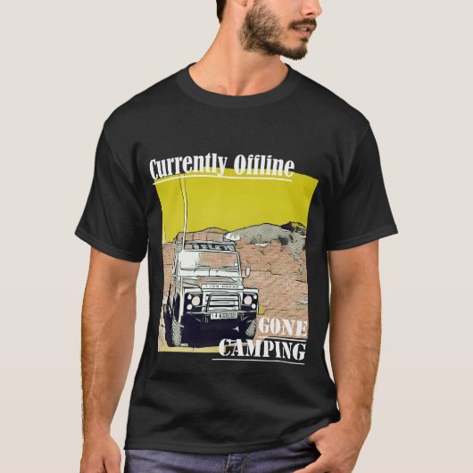 行ったキャンプのファンキーなTシャツ Tシャツ (正面)