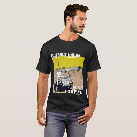行ったキャンプのファンキーなTシャツ Tシャツ (正面フル)
