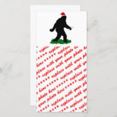 行ったクリスマス、行ったスクアチン シーズンカード (正面/裏面)