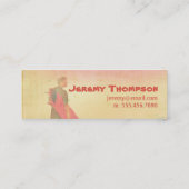 行ったサーフ! ビジネス/接触カード コーリングカード (裏面)