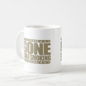 行ったシガーの喫煙- I愛最も素晴らしいキューバのシガー コーヒーマグカップ (正面左)