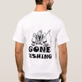 行った採取のおもしろTシャツ Tシャツ (裏面)