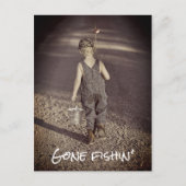 行った採取の退職の発表の郵便はがき インビテーションポストカード (正面)