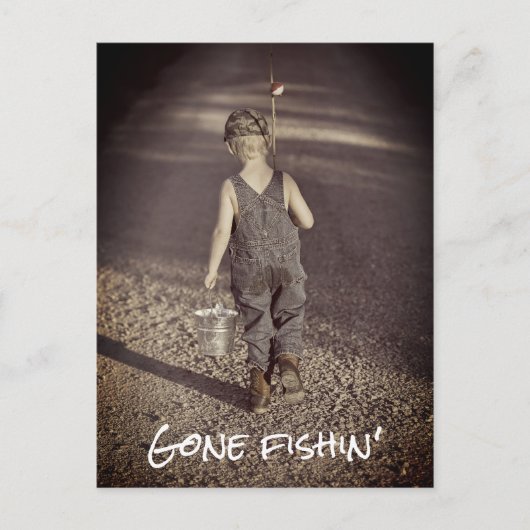 行った採取の退職の発表の郵便はがき インビテーションポストカード (正面)