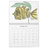 行った採取! カレンダー (1月 2026)