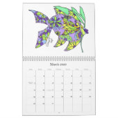 行った採取! カレンダー (3月 2026)