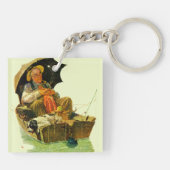 行った採取 キーホルダー (裏面)